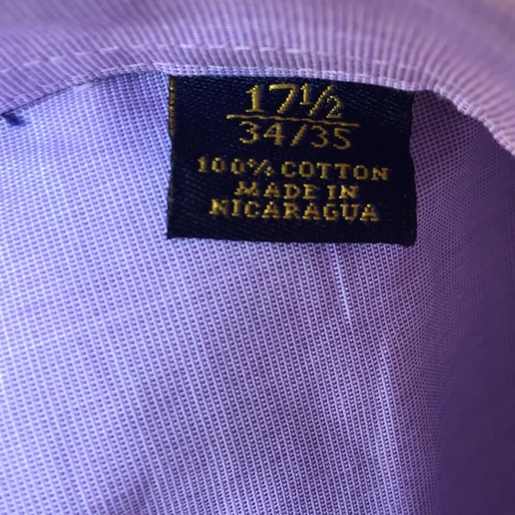 Club room regular fit long sleeve dress shirt. - Picture 3 of 3